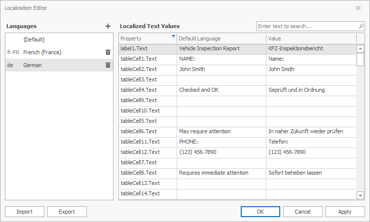 WinForms Localization Editor