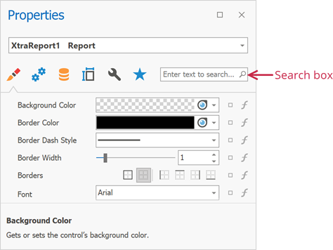 WinFormsPropertyGrid-Search