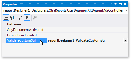 winforms-report-designer-validate-custom-sql