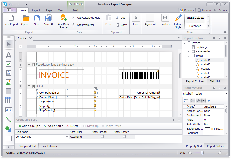 End-User Report Designer | .NET Reporting Tools | DevExpress Documentation
