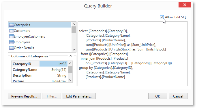 wpf-designer-query-builder-allow-edit-sql
