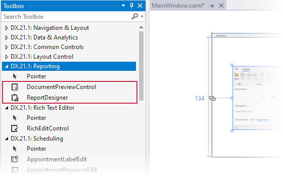 WPF Reporting - Toolbox