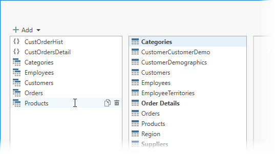 Manage Queries Dialog: Change an Item's Name
