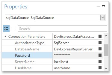 wpf-report-designer-connection-parameters