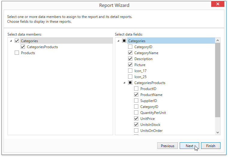 wpf-report-wizard-choose-fileds-master-detail