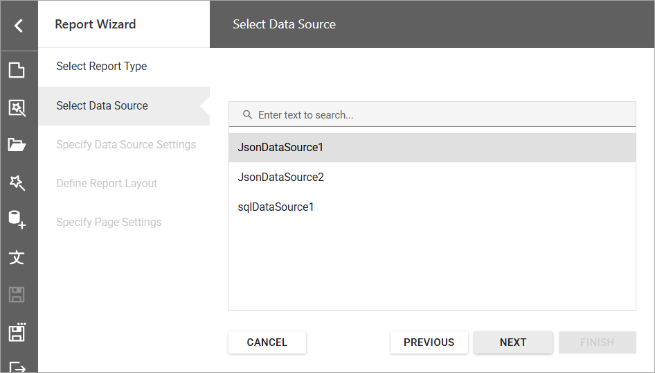 Data Source Wizard - Data Federation option disabled
