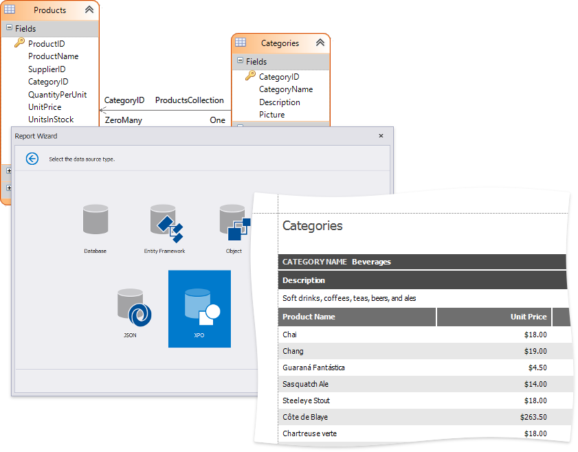 Bind a Report to an XPO Persistent Object