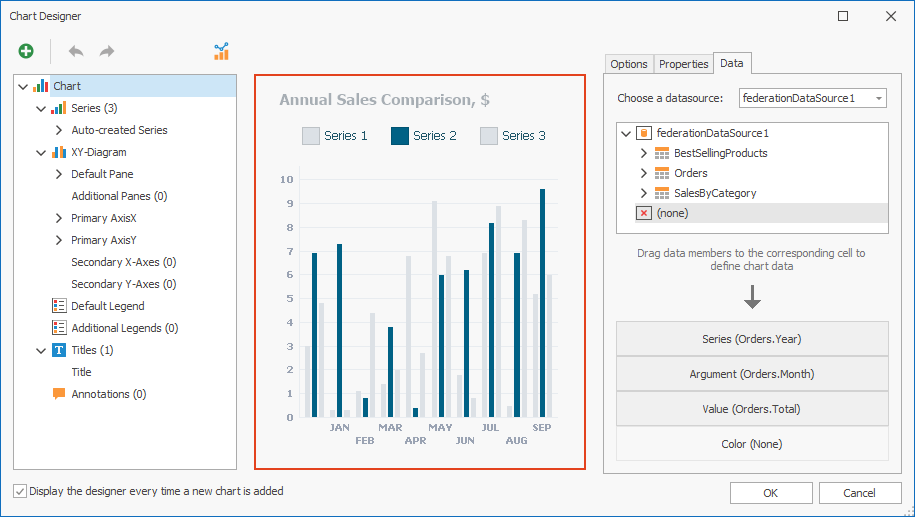 **End-User Report Designer for WinForms**