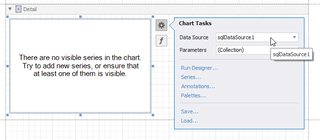 An XRChart control with a datasource