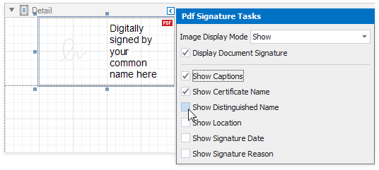 Disable Signature Options
