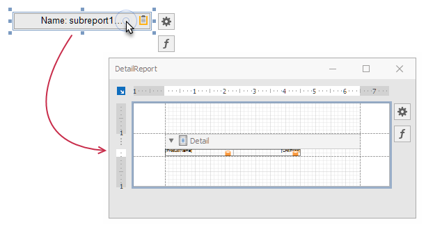 Double-Click XRSubreport