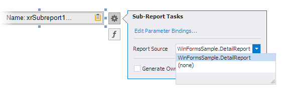 XRSubeport Set Report Source