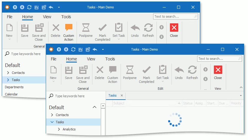 Custom Action in UI