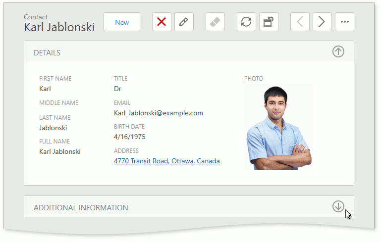 IsCollapsibleGroup Web Forms Closed