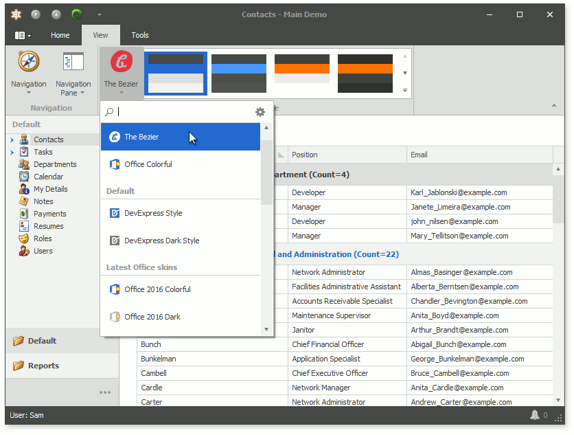 WinForms-RibbonUI-SkinPaletteSelector