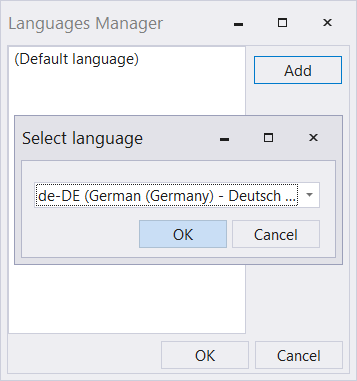 The language manager
