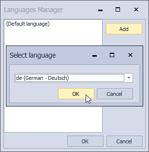 The language manager