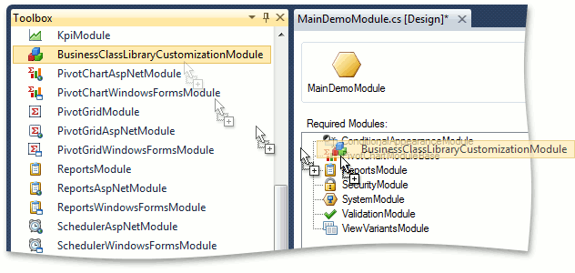 BusinessClassLibraryCustomizationModule