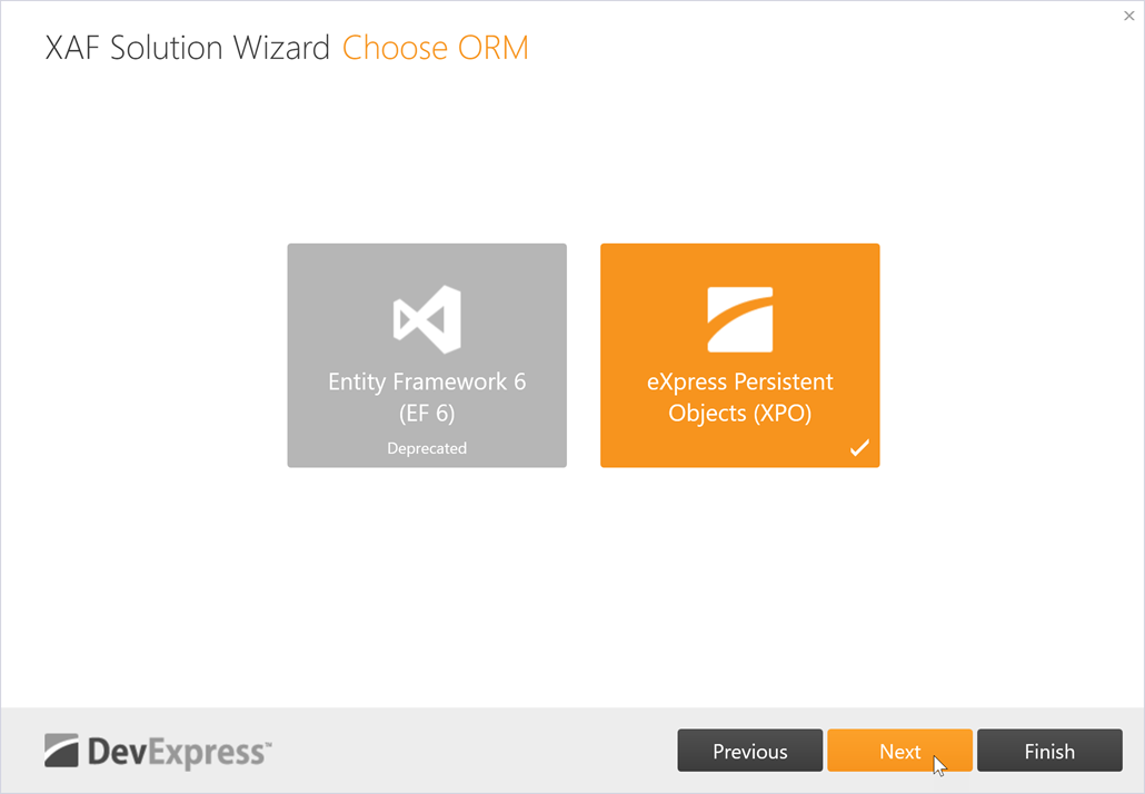 Choose ORM