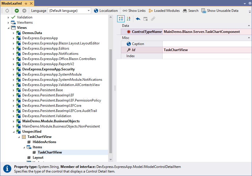 DevExpress XAF - Specify a Control Type