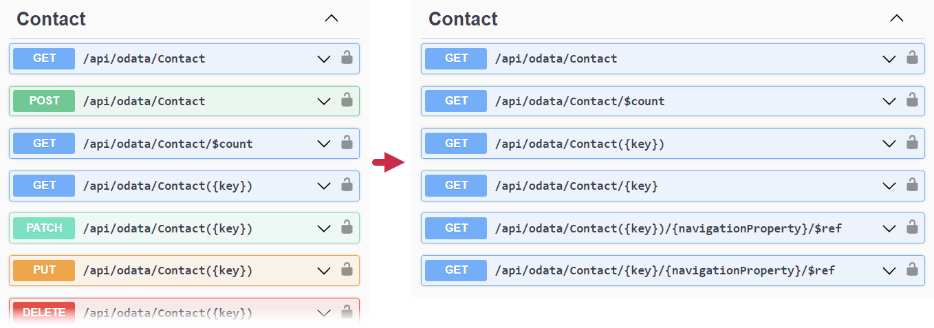 Customize Web Actions