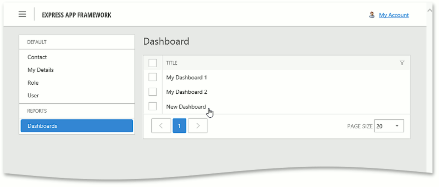 nxfilter modify dashboard