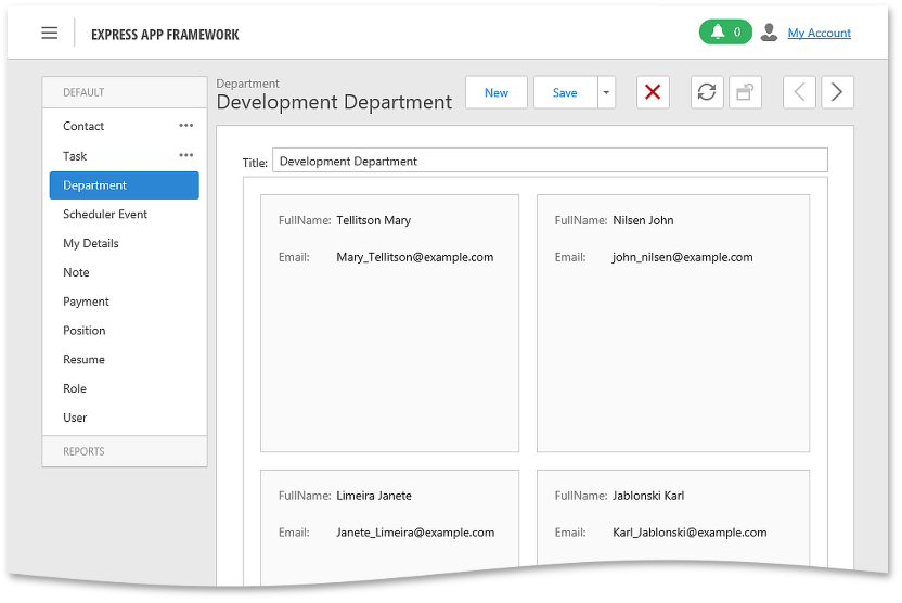 How to Show a Custom DataBound Control in an XAF View XAF