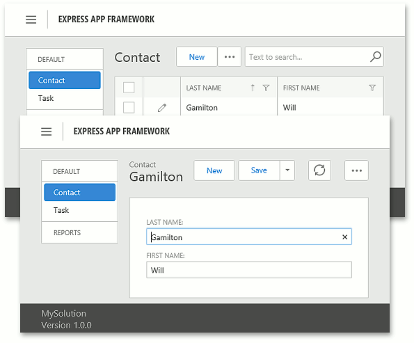 Asp Net Web Forms Application Templates Xaf Cross Platform Net App Ui Web Api Devexpress