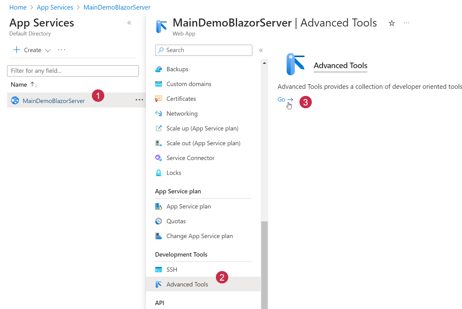 DevExpress XAF - Azure Portal Settings