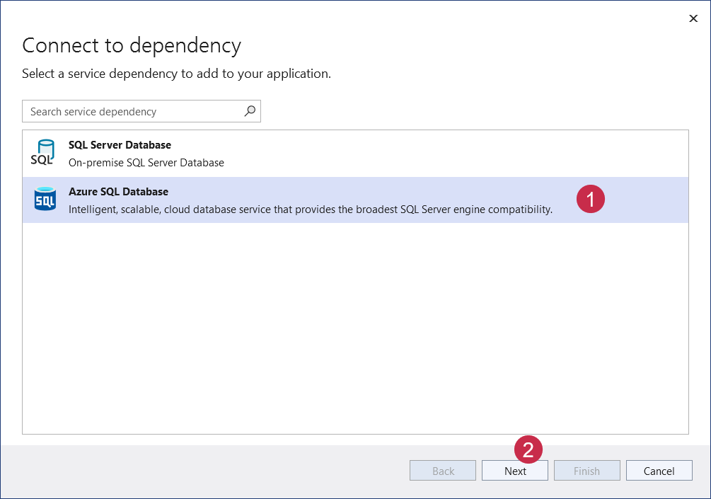 DevExpress XAF - Select a Server Dependency