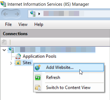 DevExpress XAF - Create a Site in IIS