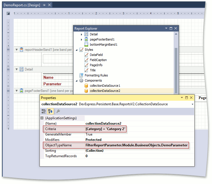 FilterReportParameterLookup1