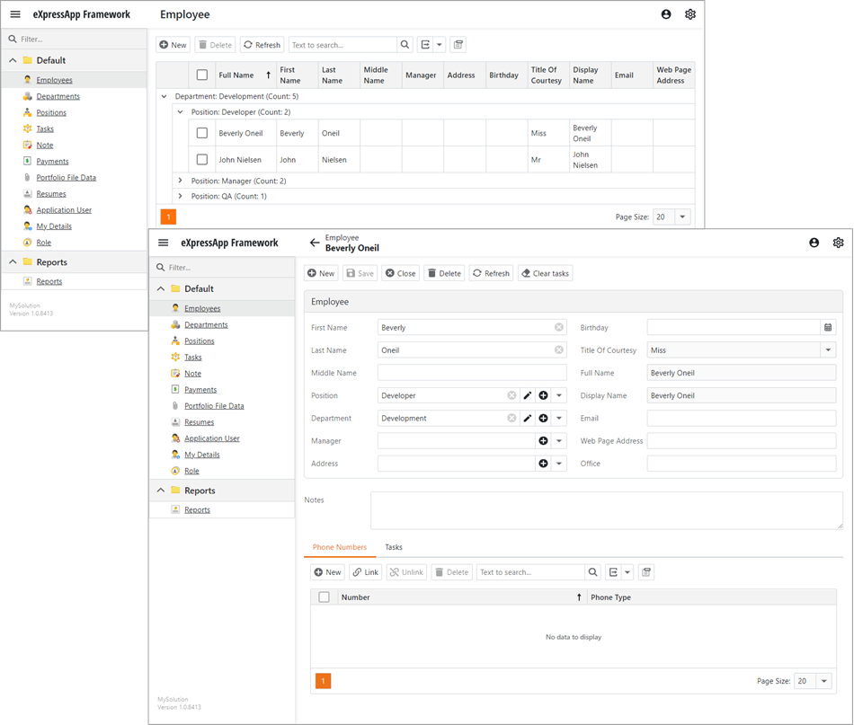 ASP.NET Core Blazor Application