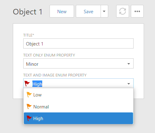 Enumeration Properties ASP.NET Web Forms