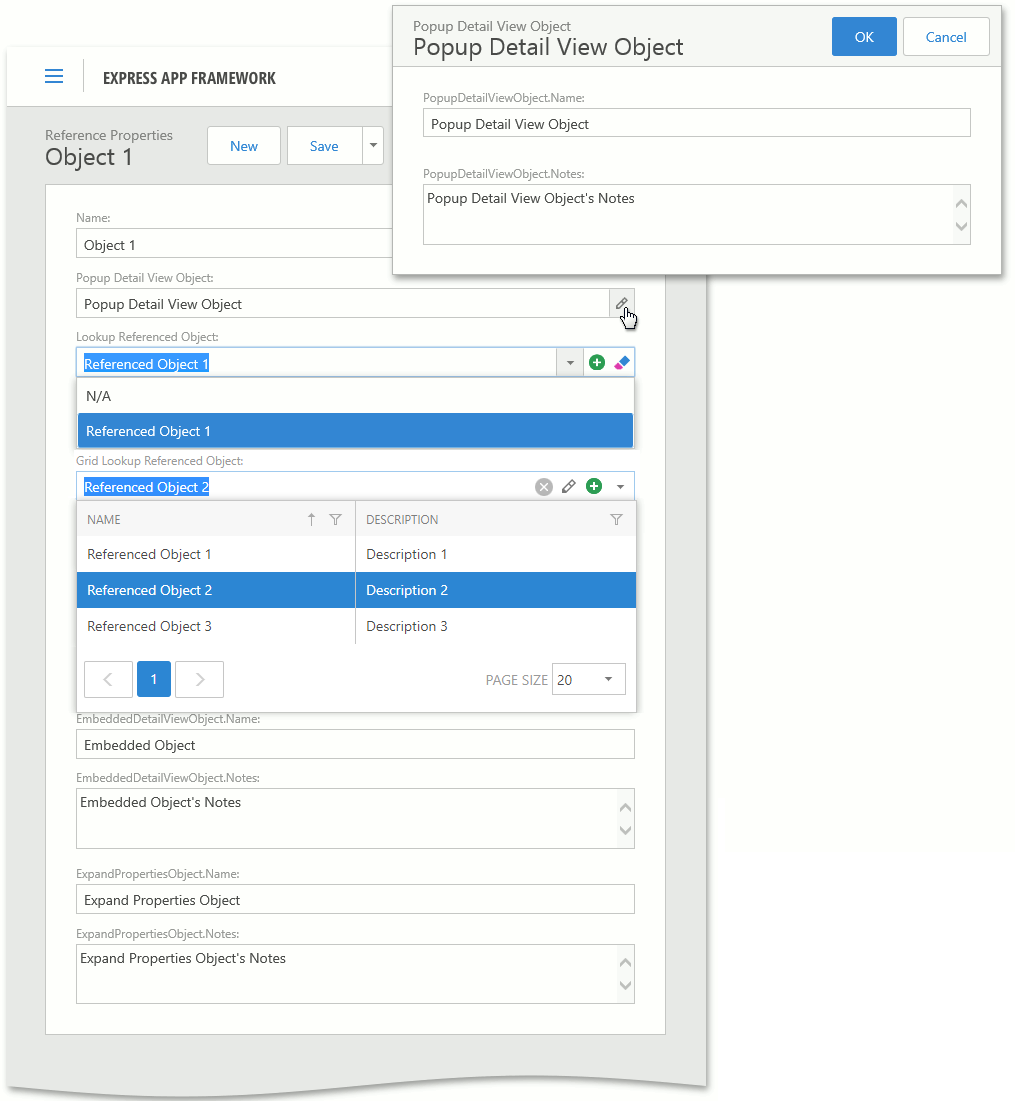 Reference (Foreign Key, Complex Type) Properties ASP.NET Web Forms