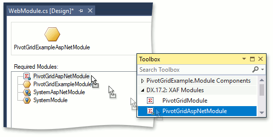 PivotGrid007-AddModuleToWeb