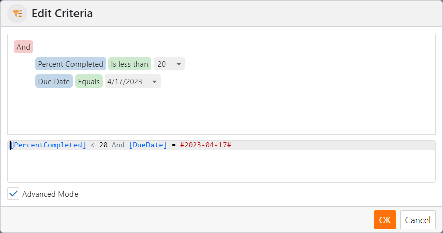 XAF ASP.NET Core Blazor Popup Filter Property Editor