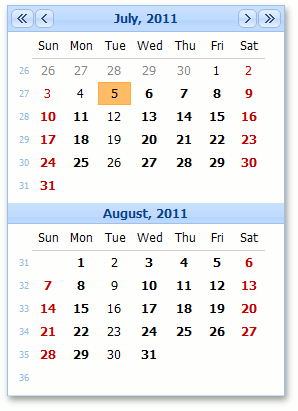 SchedulerListEditor_Web_DateNavigator
