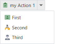 Enumeration Values as SingleChoiceAction Items, ASP.NET Core Blazor, DevExpress