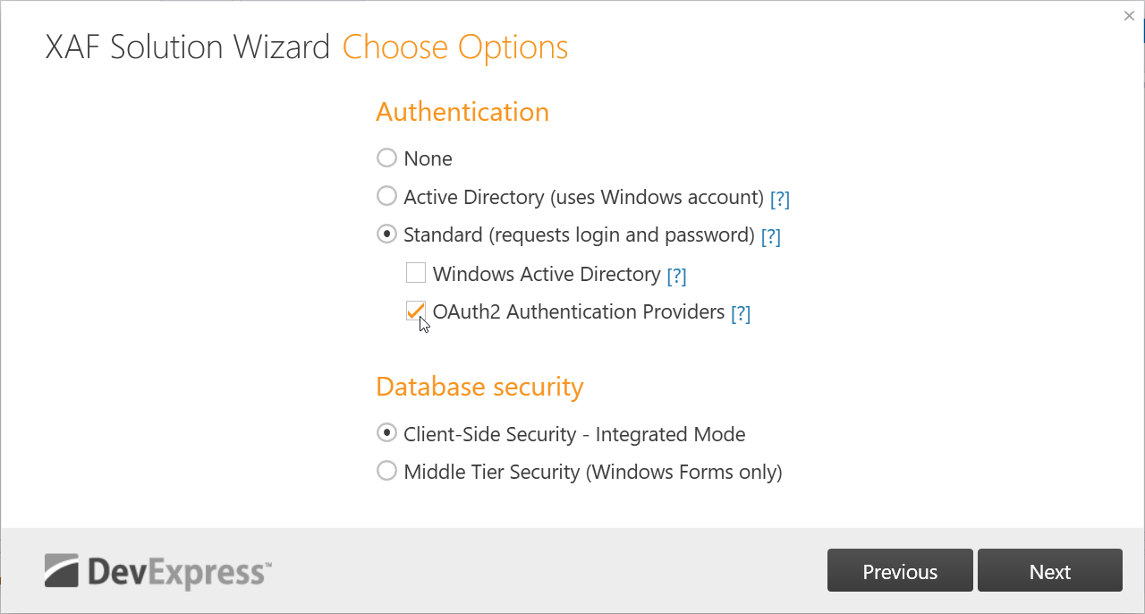 Solution Wizard - Entra ID Authentication