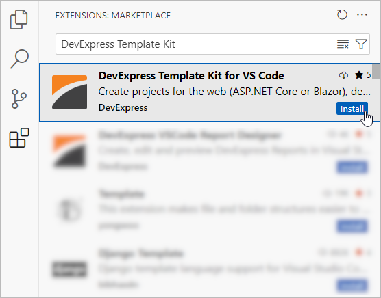 Template Kit in VS Code