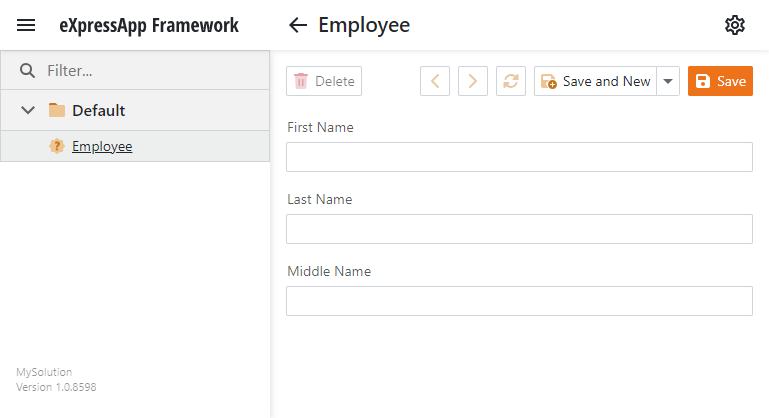 Implement A Data Model: Basics | Expressapp Framework | Devexpress  Documentation