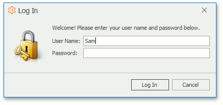 Logon Window in a WinForms Application