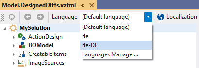 Select language