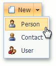 NewObjectViewController New Action in ASP.NET Web Forms, DevExpress