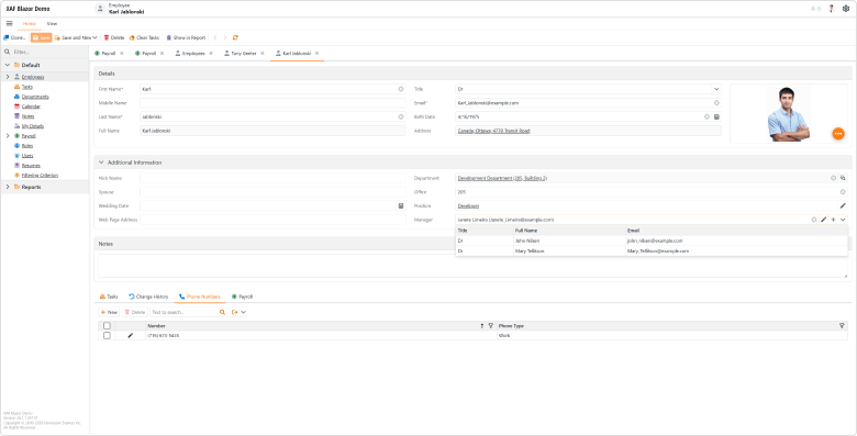Manager Lookup Property Editor as ComboBox
