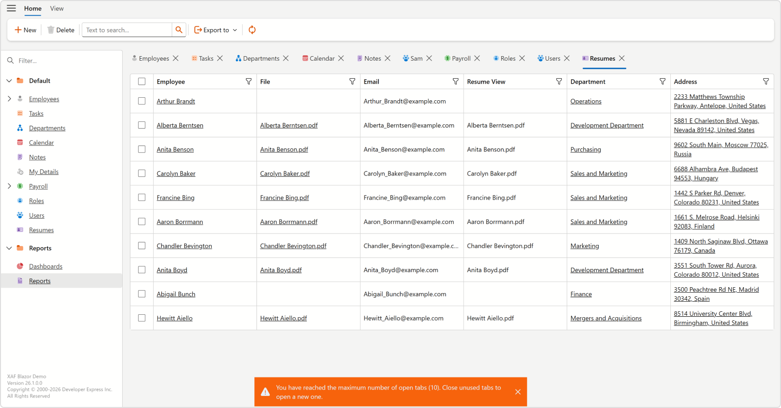 v26.1 Release Notes | XAF: Cross-Platform .NET App UI & Web API ...