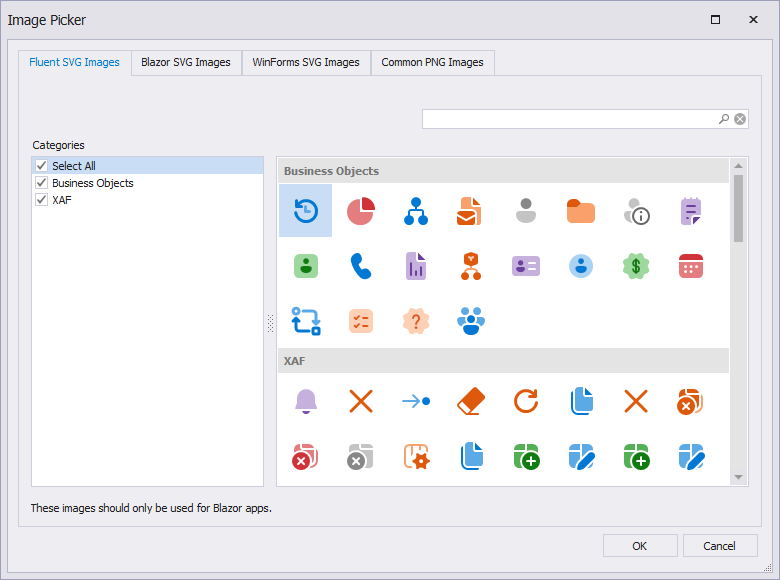 Fluent images in the Image Picker