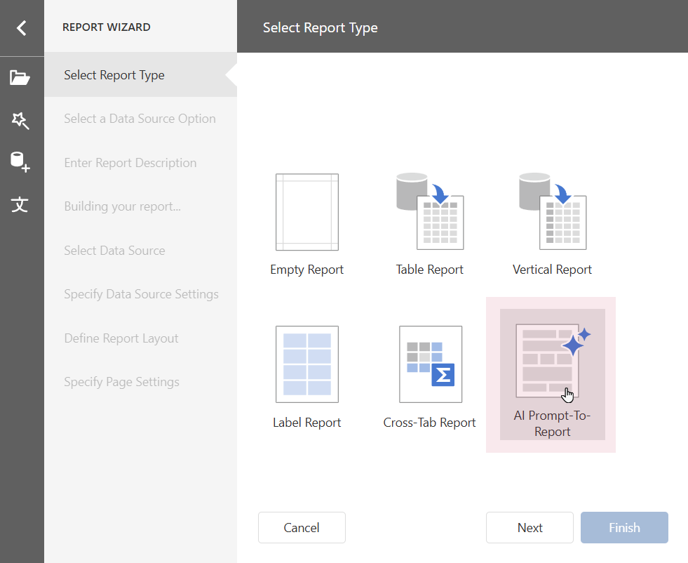 XAF ASP.NET Core Blazor Prompt-to-Report, DevExpress