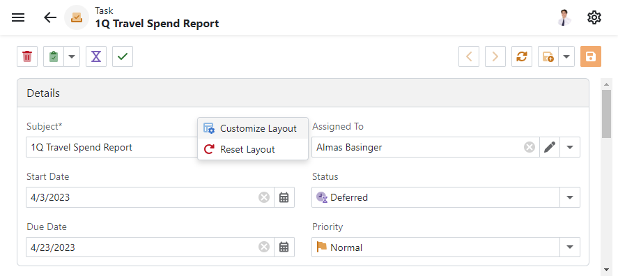 Customize Layout in a Detail View of an XAF ASP.NET Core Blazor Application, DevExpress